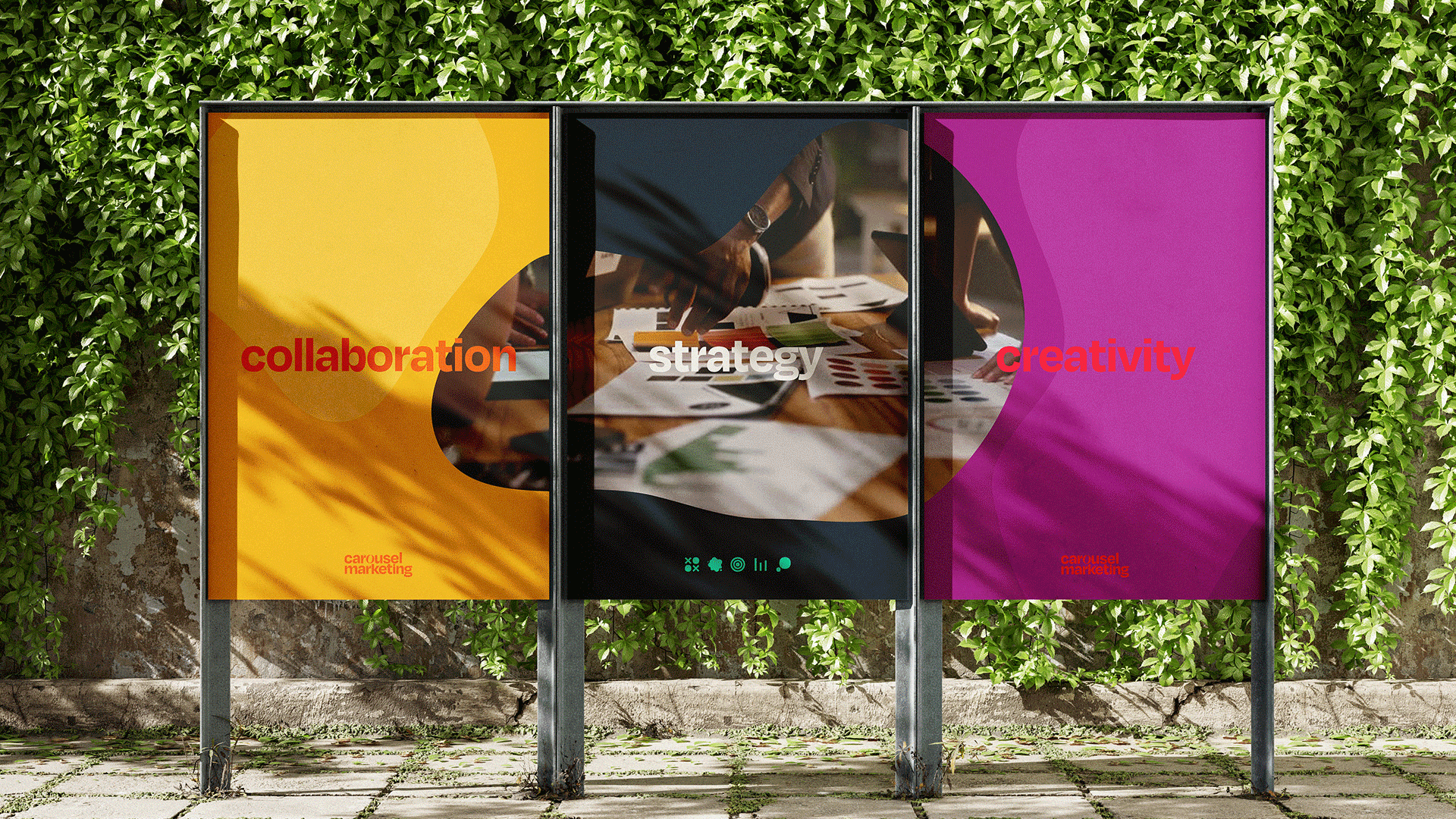 Examples of the Carousel rebrand in action